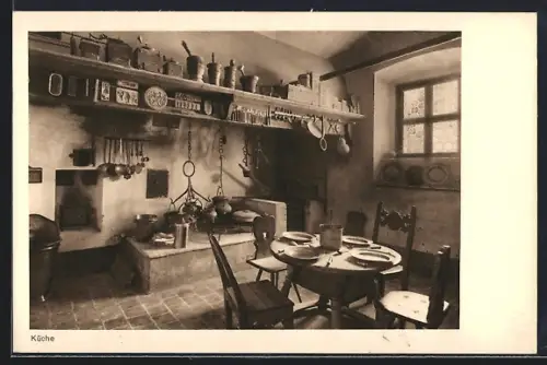 AK St. Moritz, Museo Engiardinais, Küche