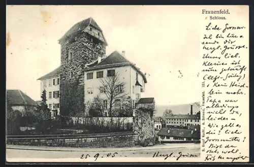 AK Frauenfeld, Blick zum Schloss