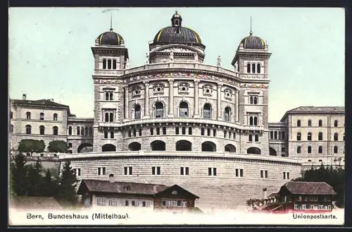 AK Basel, Bundeshaus, Mittelbau