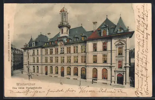 AK Winterthur, Neues Postgebäude