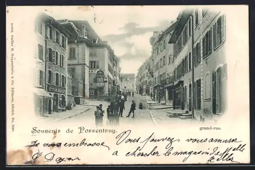 AK Porrentruy, Grand-rue, Strassenpartie