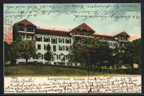 AK Langenbruck, Partie am Kurhaus