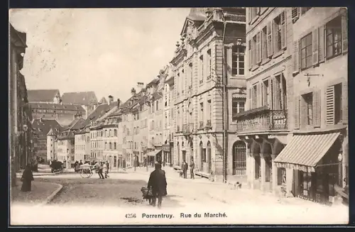 AK Porrentruy, Rue du Marché, Strassenpartie