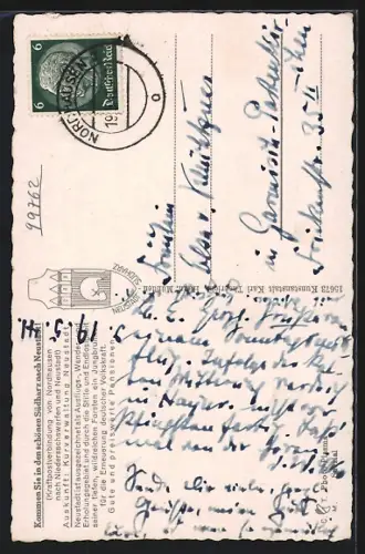 AK Neustadt /Südharz, Ortspartie am Tore