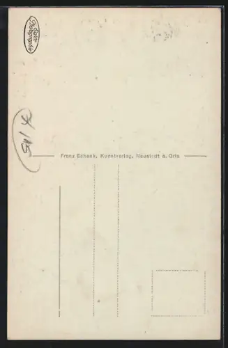 AK Neustadt a. Orla, Blick auf das Schloss