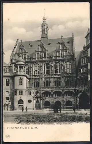AK Alt-Frankfurt, Das neue Rathaus, Festsaalbau, Bürgersaalbau
