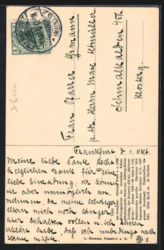 AK Alt-Frankfurt, Dom am Domplatz