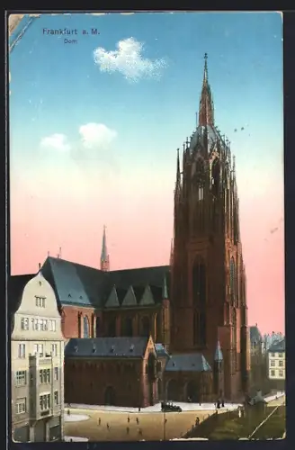 AK Alt-Frankfurt, Dom mit umliegenden Gebäuden