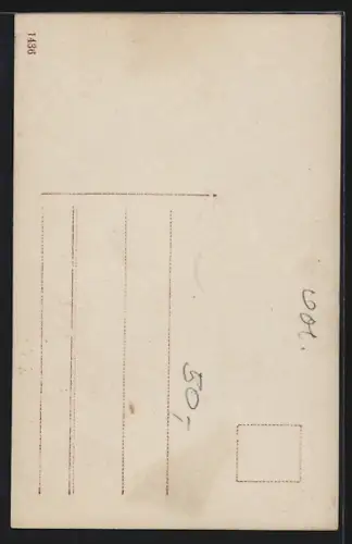 Foto-AK EAS Nr. 5: Junge Frau mit Haarschleife