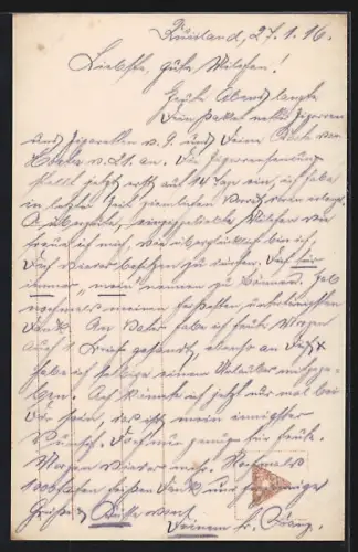 Foto-AK EAS Nr. 01087/6: Junge Frau mit Haarschmuck