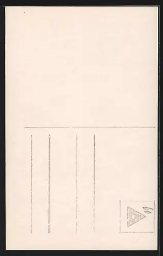 Foto-AK EAS Nr. 05637/5: Hochzeitspaar mit Blumen