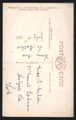 Foto-AK EAS Nr. 0505/6: Junge Frau mit Haarschmuck