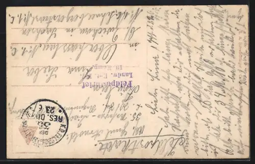 Foto-AK EAS Nr. 1837/5: Soldat mit Pickelhaube und Frau