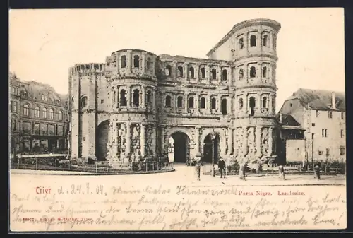 AK Trier, Porta Nigra, Landseite