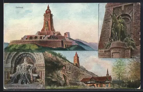 AK Kyffhäuser, Kaiser Wilhelm-Denkmal