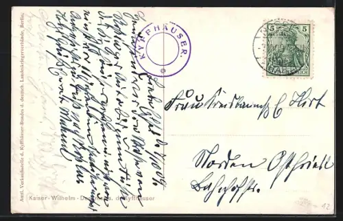 AK Kyffhäuser, Kaiser Wilhelm-Denkmal