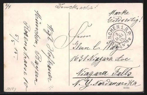 AK München, Bavaria und Ruhmeshalle