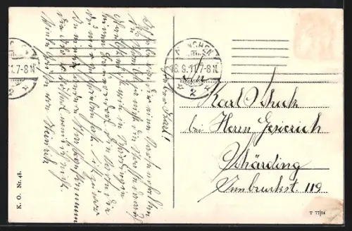 AK München, Frauenkirche vom Petersturm