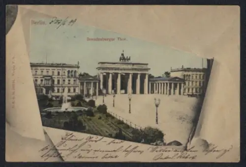 AK Berlin, Brandenburger Tor, Passeapartout
