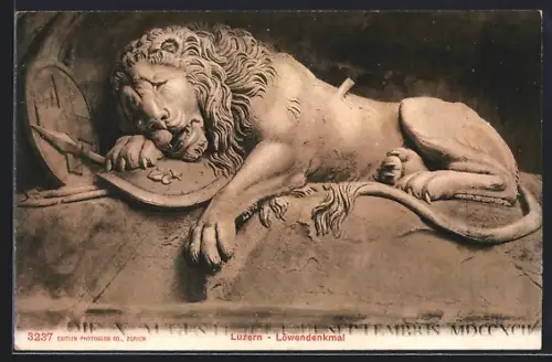 AK Luzern, Löwendenkmal