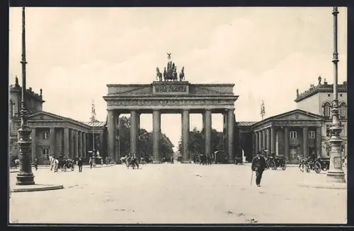 AK Berlin, Blick auf das Brandenburger Tor
