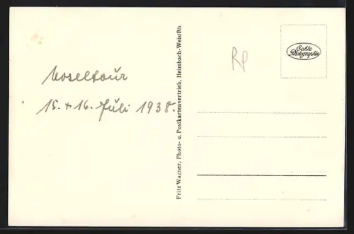 AK Koblenz a. Rh., Deutsches Eck mit Dampfern