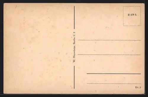 AK Berlin, Brandenburger Tor mit Pariser Platz