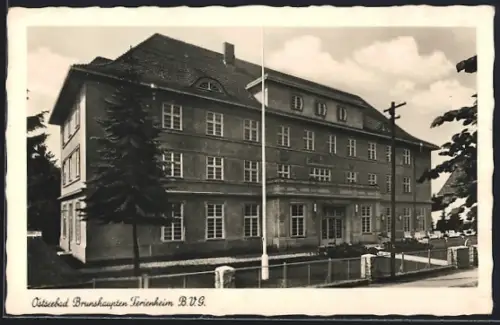 AK Brunshaupten, Ferienheim B.V.G, Totalansicht