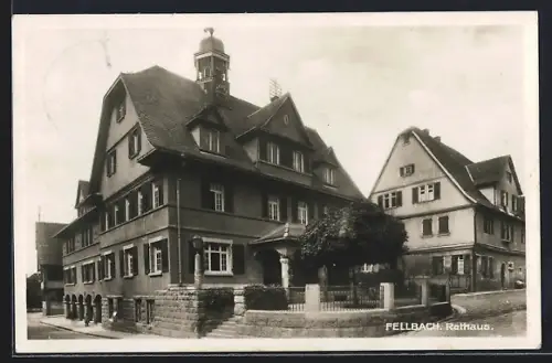 AK Fellbach, Blick auf das Rathaus