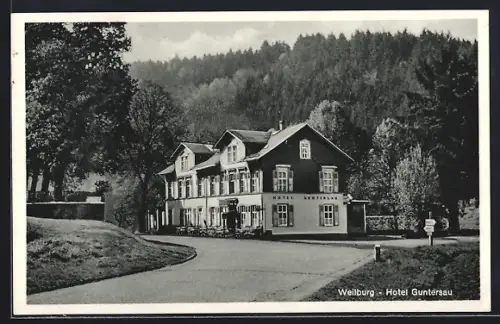 AK Weilburg /Lahn, Hitel Guntersau, Bes. Adolf Gutberlet