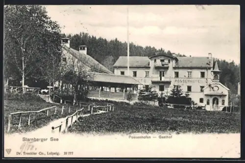 AK Possenhofen, Gasthof Karl Schauer