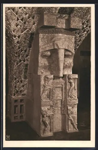 AK Berlin-Tiergarten, Weingasthaus Rheingold am Potsdamer Platz, Steinsaal, Innenansicht