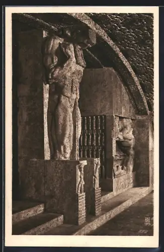 AK Berlin-Tiergarten, Motiv I aus dem Steinsaal