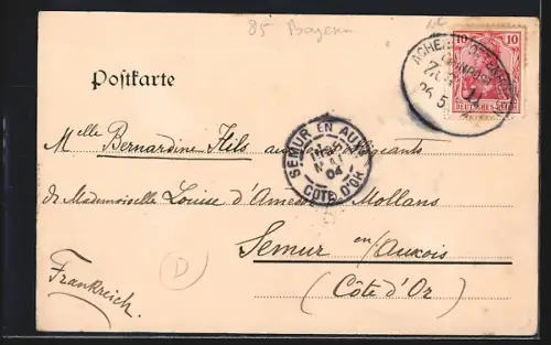 AK Ottenhöfen, Pavillon auf der Albertshöhe, Gesamtansicht