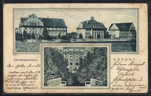 AK Erfurt, Partie am Christianenheim