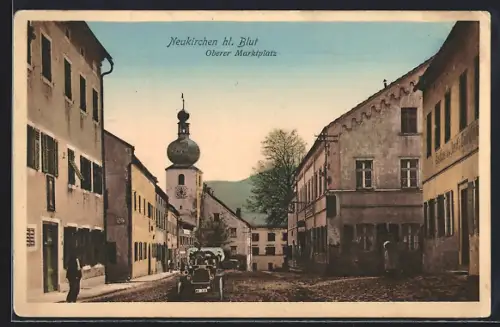 AK Neukirchen hl. Blut, Gasthaus am Oberen Marktplatz