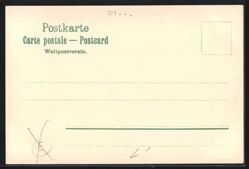 Lithographie Dresden, Hotel Bellevue und Kath. Hof-Kirche