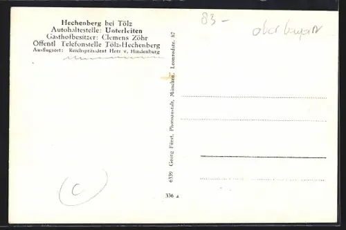 AK Hechenberg, Panoramaansicht