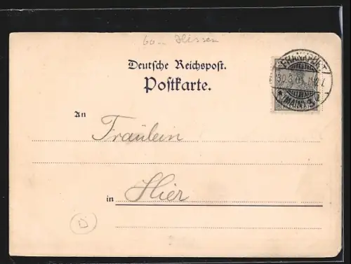 AK Frankfurt-Nordend, Humboldtschule, 25jähriges Jubiläum 1901
