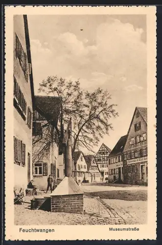 AK Feuchtwangen, Blick in die Museumstrasse