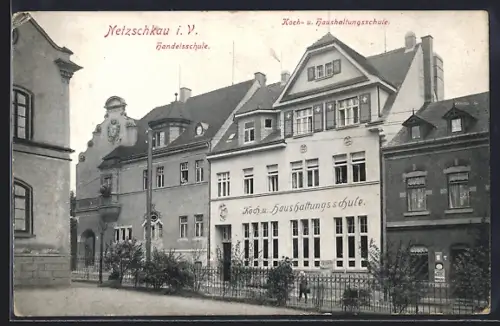 AK Netzschkau / V., Koch- & Haushaltungsschule, Handelsschule