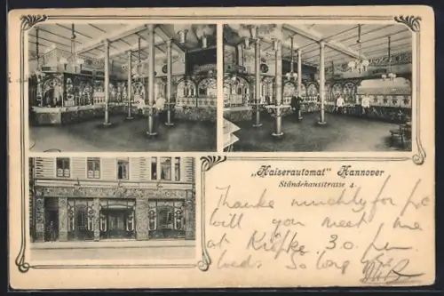 AK Hannover, Kaiserautomat, Ständehausstrasse 4