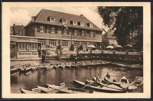 AK Bad Cleve, Hotel-Café Scho, Bootstation
