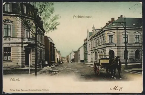 AK Velbert, Partie an der Friedrichstrasse