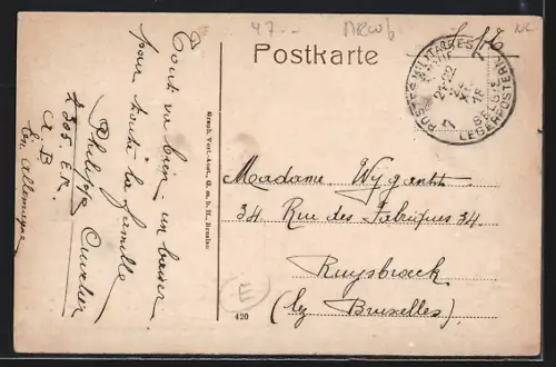 AK Mörs, Neumarkt mit Neustrasse