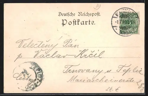 AK Dresden-Zschachwitz, Ortsansicht aus der Vogelschau