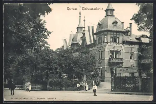 AK Dresden-Kleinzschachwitz, Partie am Kurhaus