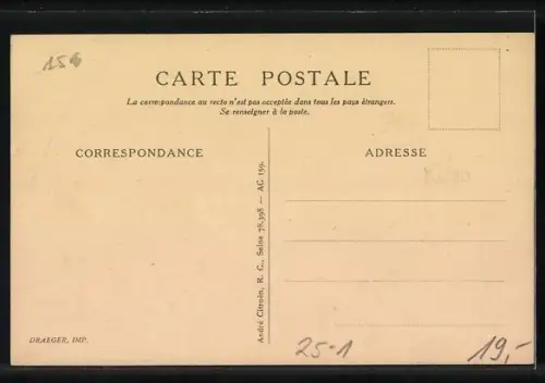 AK Auto Citroen Voiture de livraison