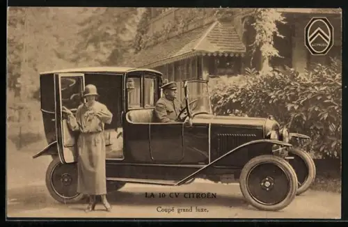 AK Auto Citroen 10 CV Coupé grand luxe