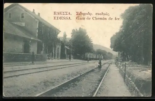 AK Edessa, Gare de Chemin de fer